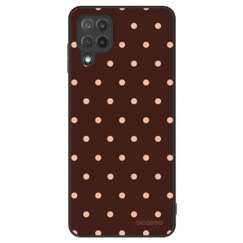 Szilikon tok erre a típusra Samsung Galaxy M12 M127F - Peach Dots & Chocolate