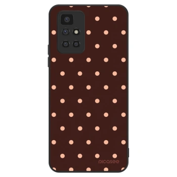 Szilikon tok erre a típusra Xiaomi Redmi 10 - Peach Dots & Chocolate
