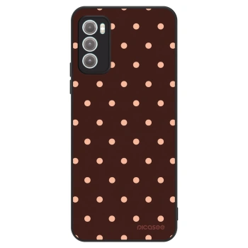 Szilikon tok erre a típusra Motorola Moto G60 - Peach Dots & Chocolate