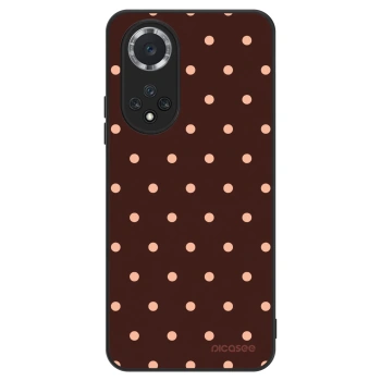 Szilikon tok erre a típusra Huawei Nova 9 SE - Peach Dots & Chocolate