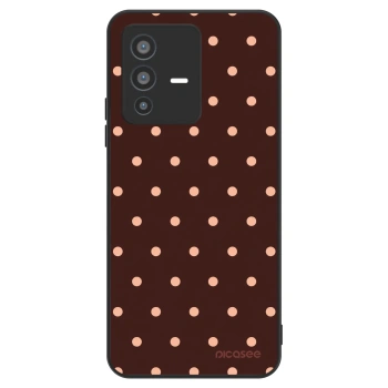 Szilikon tok erre a típusra Vivo V23 5G - Peach Dots & Chocolate