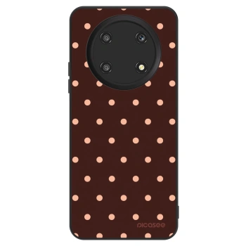 Szilikon tok erre a típusra Honor Magic4 Lite 5G - Peach Dots & Chocolate