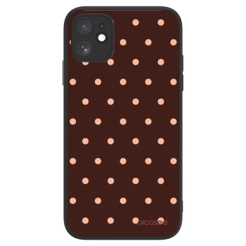 ULTIMATE CASE MagSafe Apple iPhone 11 - készülékre - Peach Dots & Chocolate