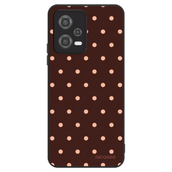 Szilikon tok erre a típusra Xiaomi Poco X5 - Peach Dots & Chocolate