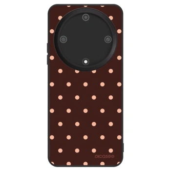 Szilikon tok erre a típusra Honor Magic5 Lite 5G - Peach Dots & Chocolate
