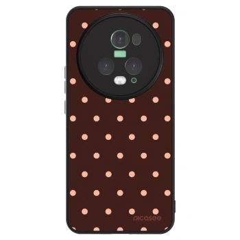 Szilikon tok erre a típusra Honor Magic5 Pro - Peach Dots & Chocolate