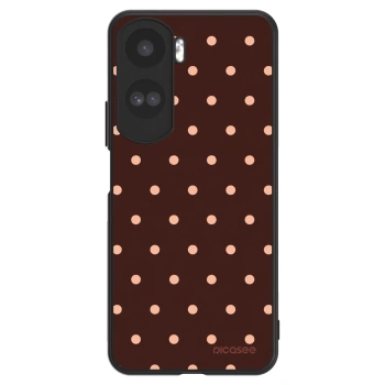 Szilikon tok erre a típusra Honor 90 Lite 5G - Peach Dots & Chocolate