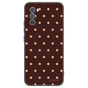 Tok az alábbi mobiltelefonokra Motorola Moto G62 - Peach Dots & Chocolate
