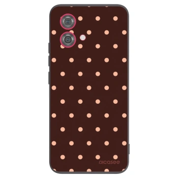 Tok az alábbi mobiltelefonokra Motorola Moto G84 5G - Peach Dots & Chocolate