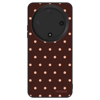 Szilikon tok erre a típusra Honor Magic6 Lite 5G - Peach Dots & Chocolate