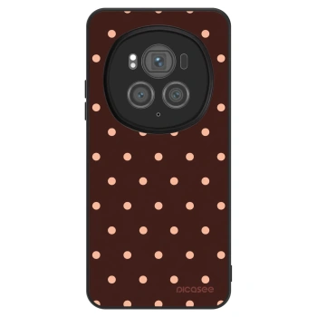 Szilikon tok erre a típusra Honor Magic6 Pro - Peach Dots & Chocolate