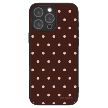 Picasee ULTIMATE CASE MagSafe Apple iPhone 16 Pro Max - készülékre - Peach Dots & Chocolate