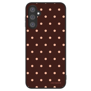 Szilikon tok erre a típusra Samsung Galaxy A05s A057G - Peach Dots & Chocolate