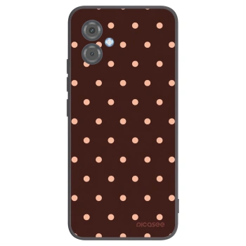 Tok az alábbi mobiltelefonokra Motorola Moto G14 - Peach Dots & Chocolate