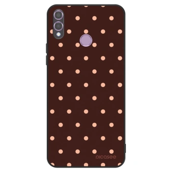 Szilikon tok erre a típusra Honor 8X - Peach Dots & Chocolate