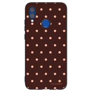 Tok az alábbi mobiltelefonokra Honor 10 Lite - Peach Dots & Chocolate