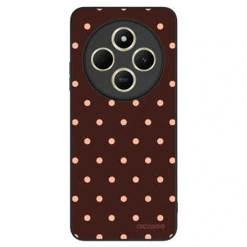 Szilikon tok erre a típusra Xiaomi Redmi 14C - Peach Dots & Chocolate