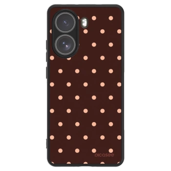 Szilikon tok erre a típusra Xiaomi Poco X7 - Peach Dots & Chocolate