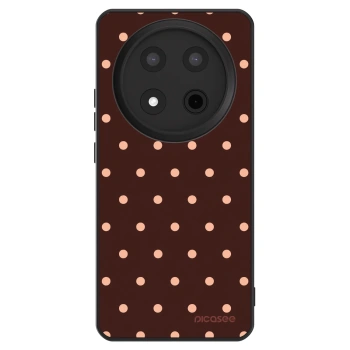 Szilikon tok erre a típusra Honor Magic7 Lite 5G - Peach Dots & Chocolate