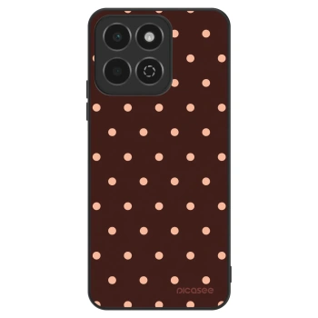 Szilikon tok erre a típusra Honor 200 Smart 5G - Peach Dots & Chocolate