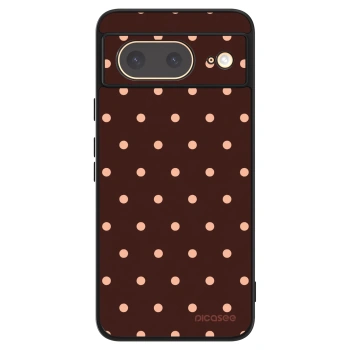Szilikon tok erre a típusra Google Pixel 8 - Peach Dots & Chocolate