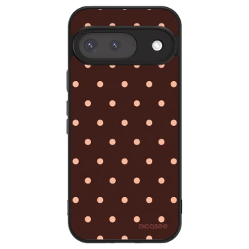 Szilikon tok erre a típusra Google Pixel 9 - Peach Dots & Chocolate