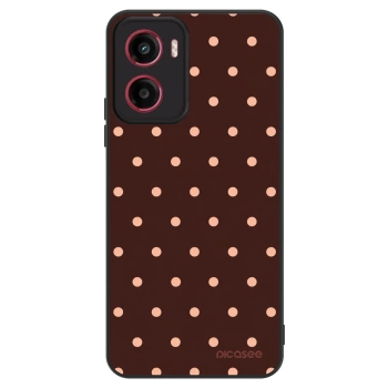 Szilikon tok erre a típusra Motorola Moto G05 - Peach Dots & Chocolate
