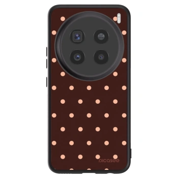 Szilikon tok erre a típusra Vivo X200 Pro - Peach Dots & Chocolate