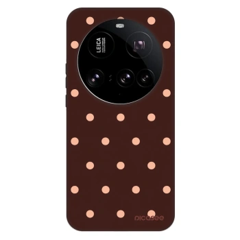 Szilikon tok erre a típusra Xiaomi 15 Ultra - Peach Dots & Chocolate