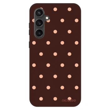 Szilikon tok erre a típusra Samsung Galaxy S23 FE S711B - Peach Dots & Chocolate