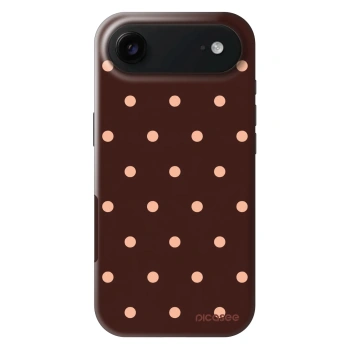 Szilikon tok erre a típusra Apple iPhone Air - Peach Dots & Chocolate
