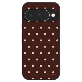 Picasee ULTIMATE CASE Google Pixel 10 - készülékre - Peach Dots & Chocolate