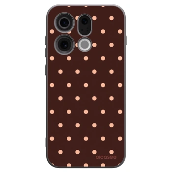 Tok az alábbi mobiltelefonokra OPPO Find X9 - Peach Dots & Chocolate