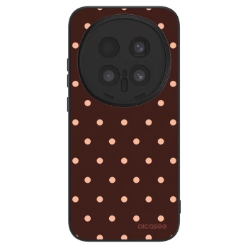 Szilikon tok erre a típusra Honor Magic8 Pro 5G - Peach Dots & Chocolate