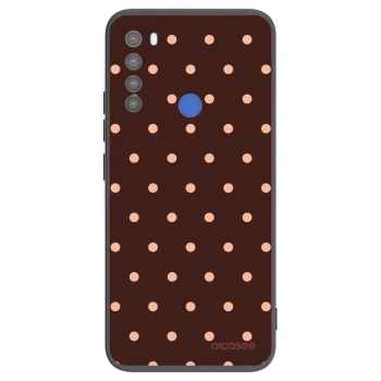 Tok az alábbi mobiltelefonokra Xiaomi Redmi Note 8T - Peach Dots & Chocolate
