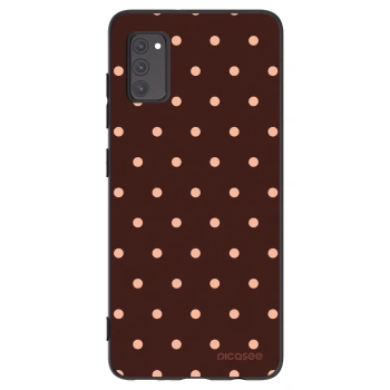 Tok az alábbi mobiltelefonokra Samsung Galaxy A41 A415F - Peach Dots & Chocolate