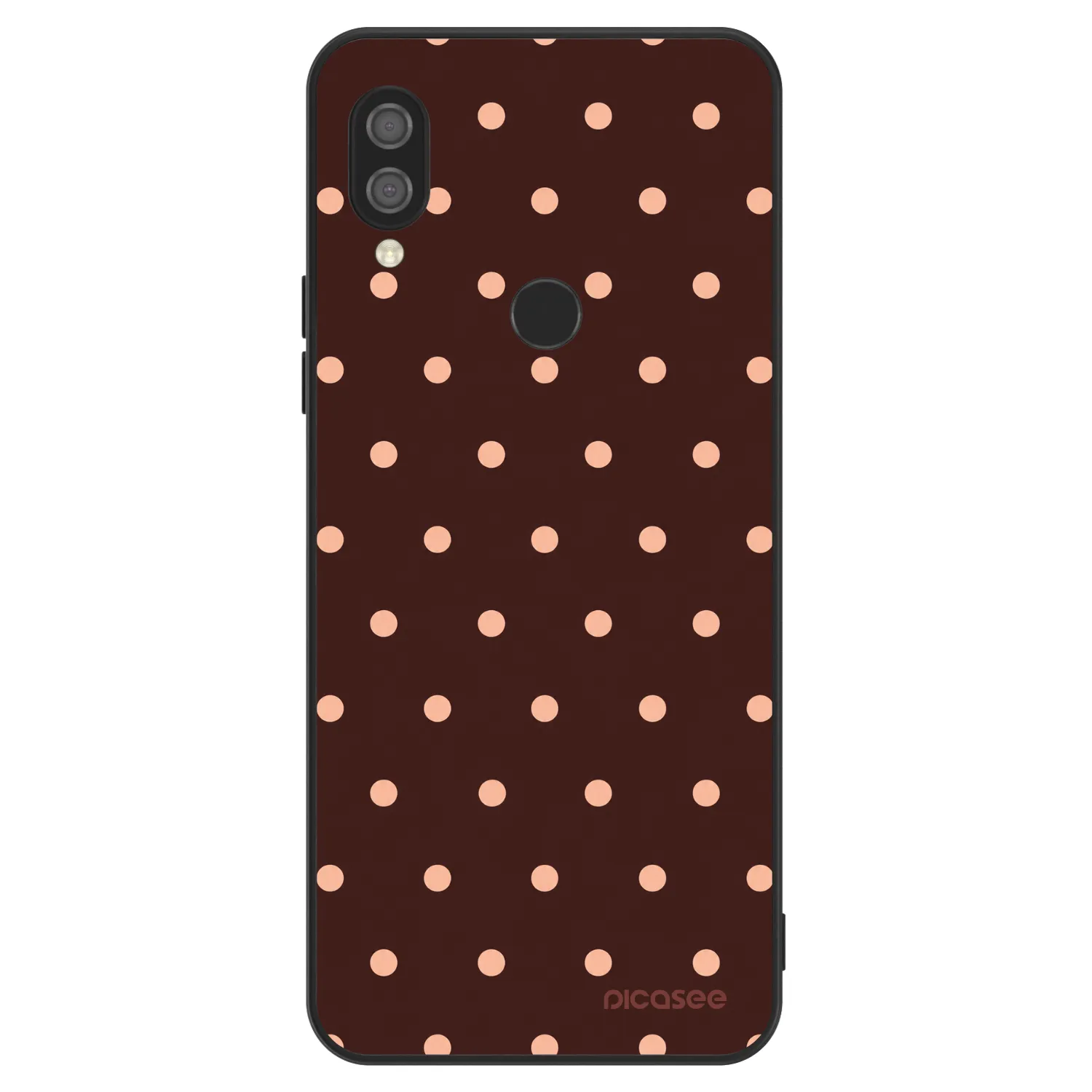 Picasee ULTIMATE CASE Xiaomi Redmi 7 - készülékre - Peach Dots & Chocolate
