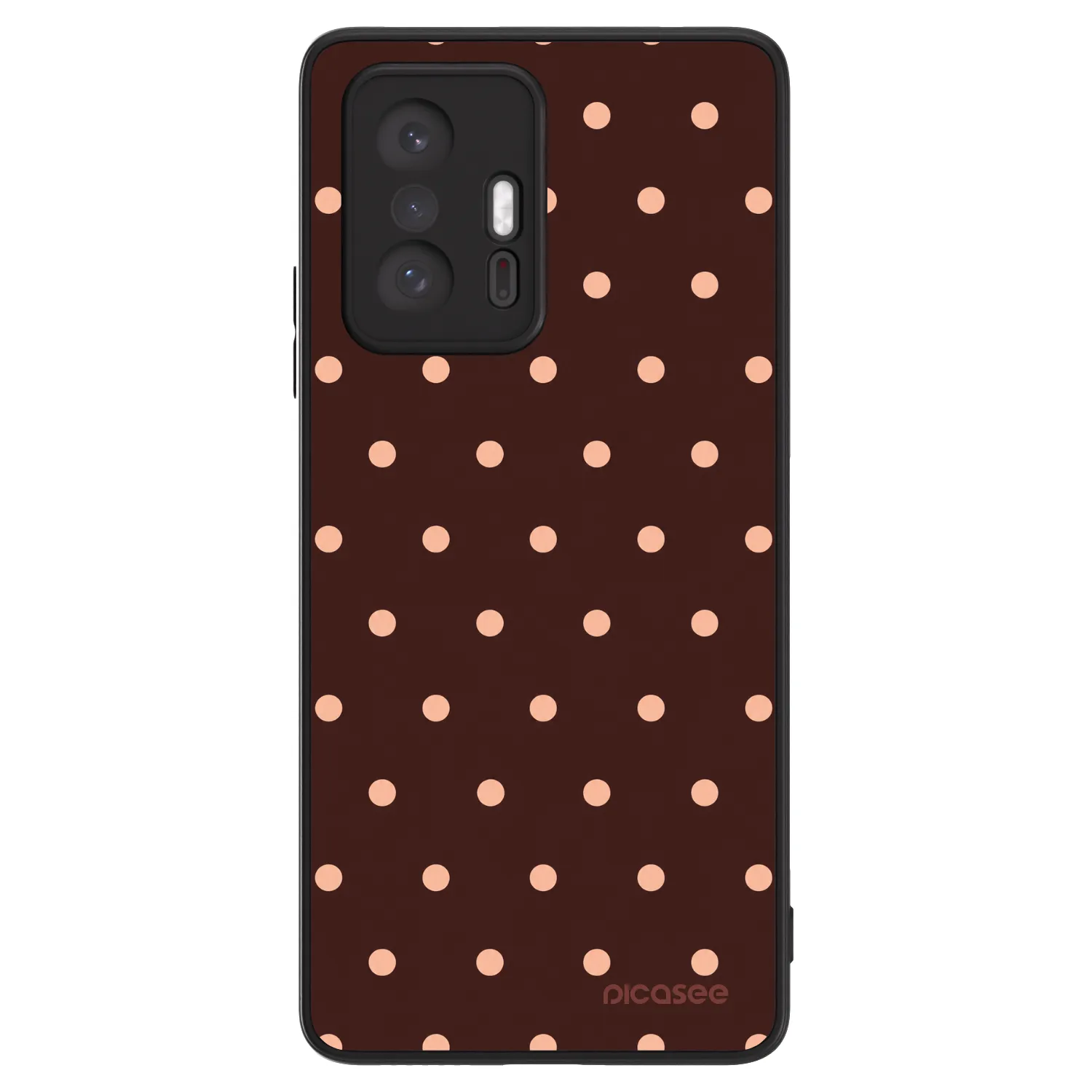 Picasee ULTIMATE CASE Xiaomi 11T Pro - készülékre - Peach Dots & Chocolate