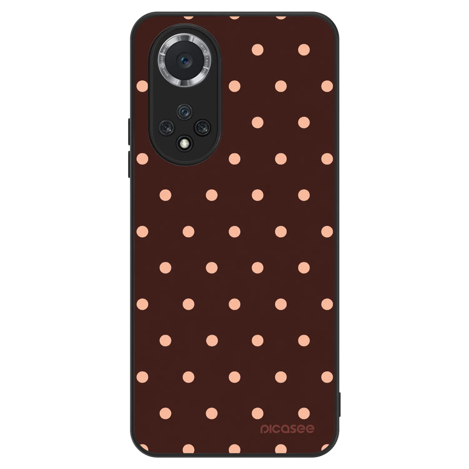 Picasee ULTIMATE CASE Huawei Nova 9 SE - készülékre - Peach Dots & Chocolate