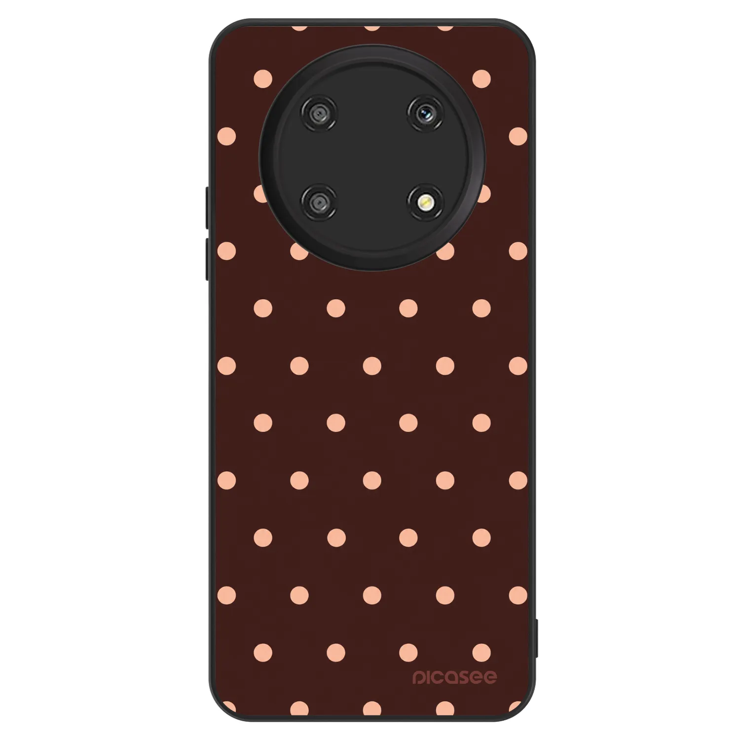 Picasee ULTIMATE CASE Honor Magic4 Lite 5G - készülékre - Peach Dots & Chocolate