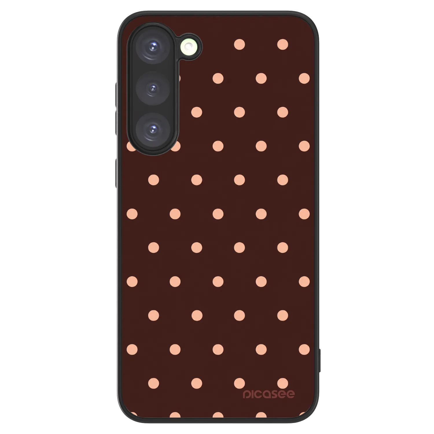 Picasee ULTIMATE CASE Samsung Galaxy S23+ 5G - készülékre - Peach Dots & Chocolate