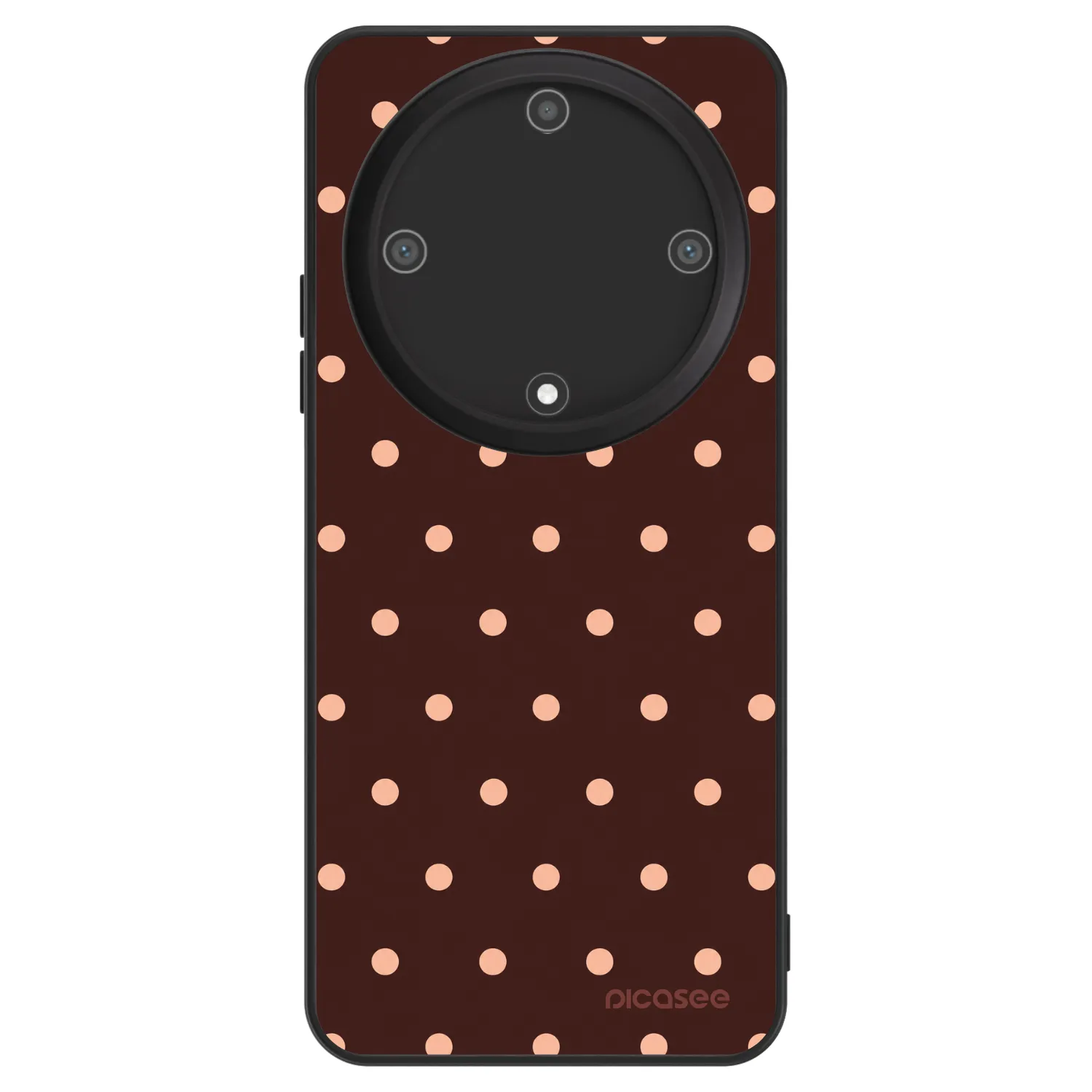 Picasee ULTIMATE CASE Honor Magic5 Lite 5G - készülékre - Peach Dots & Chocolate