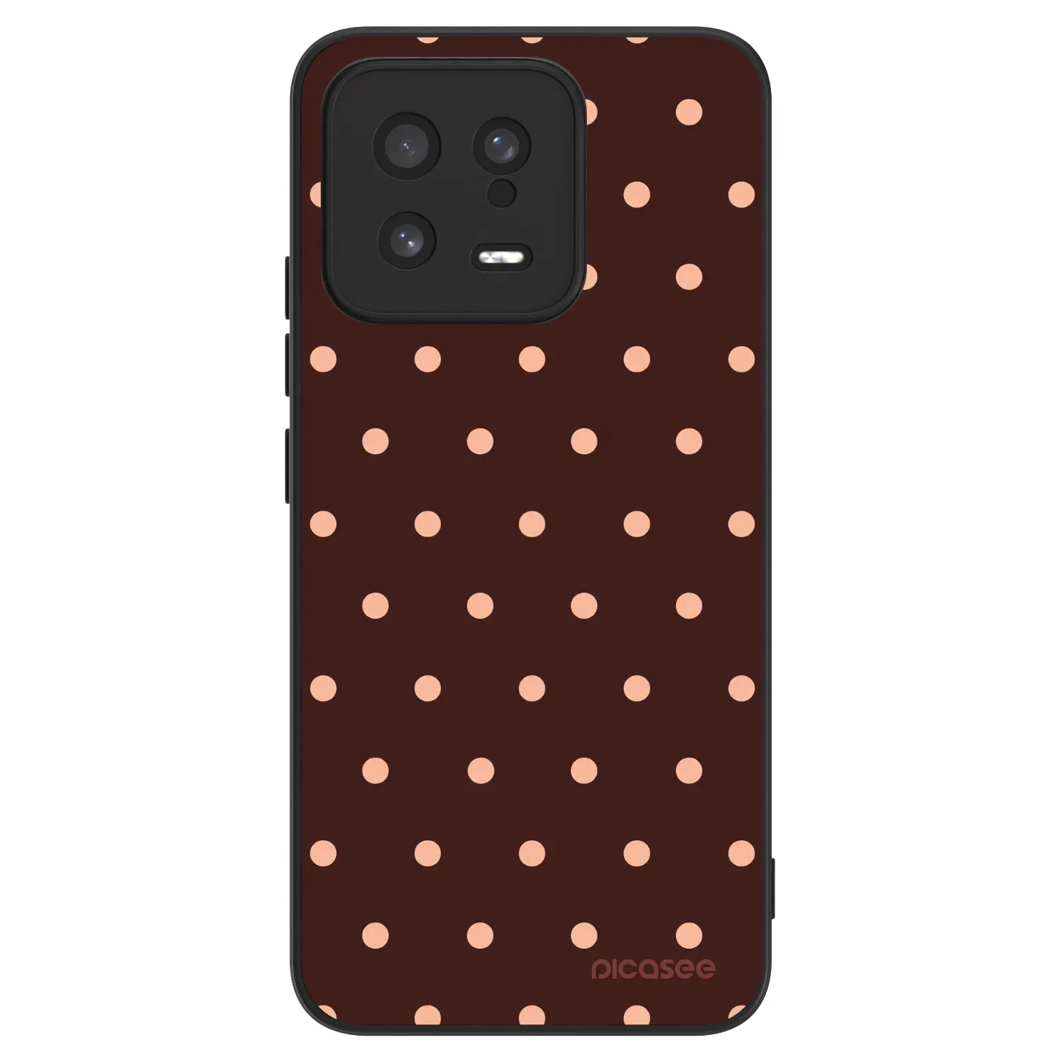 Picasee ULTIMATE CASE Xiaomi 13 - készülékre - Peach Dots & Chocolate