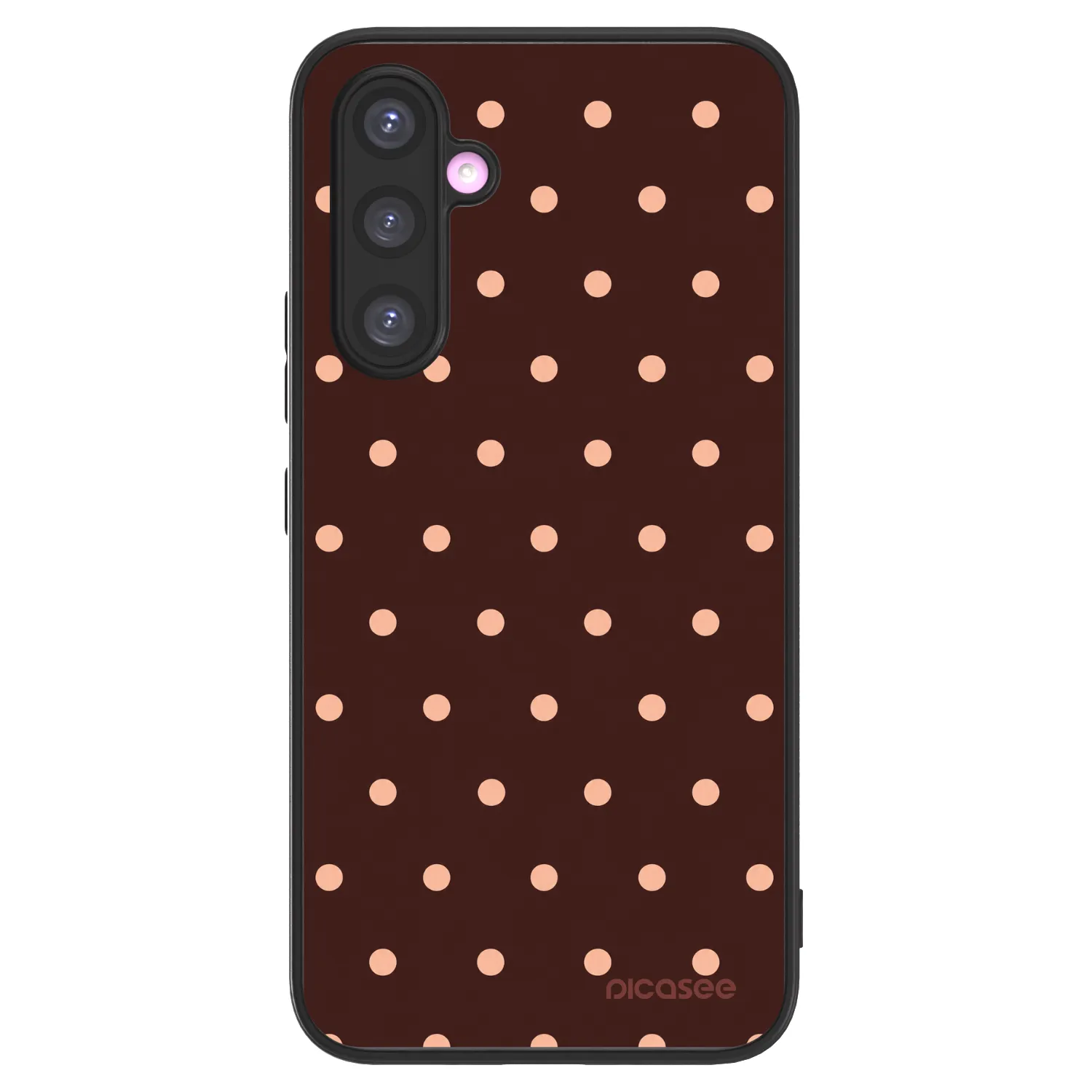 Picasee ULTIMATE CASE Samsung Galaxy A54 5G A546B - készülékre - Peach Dots & Chocolate