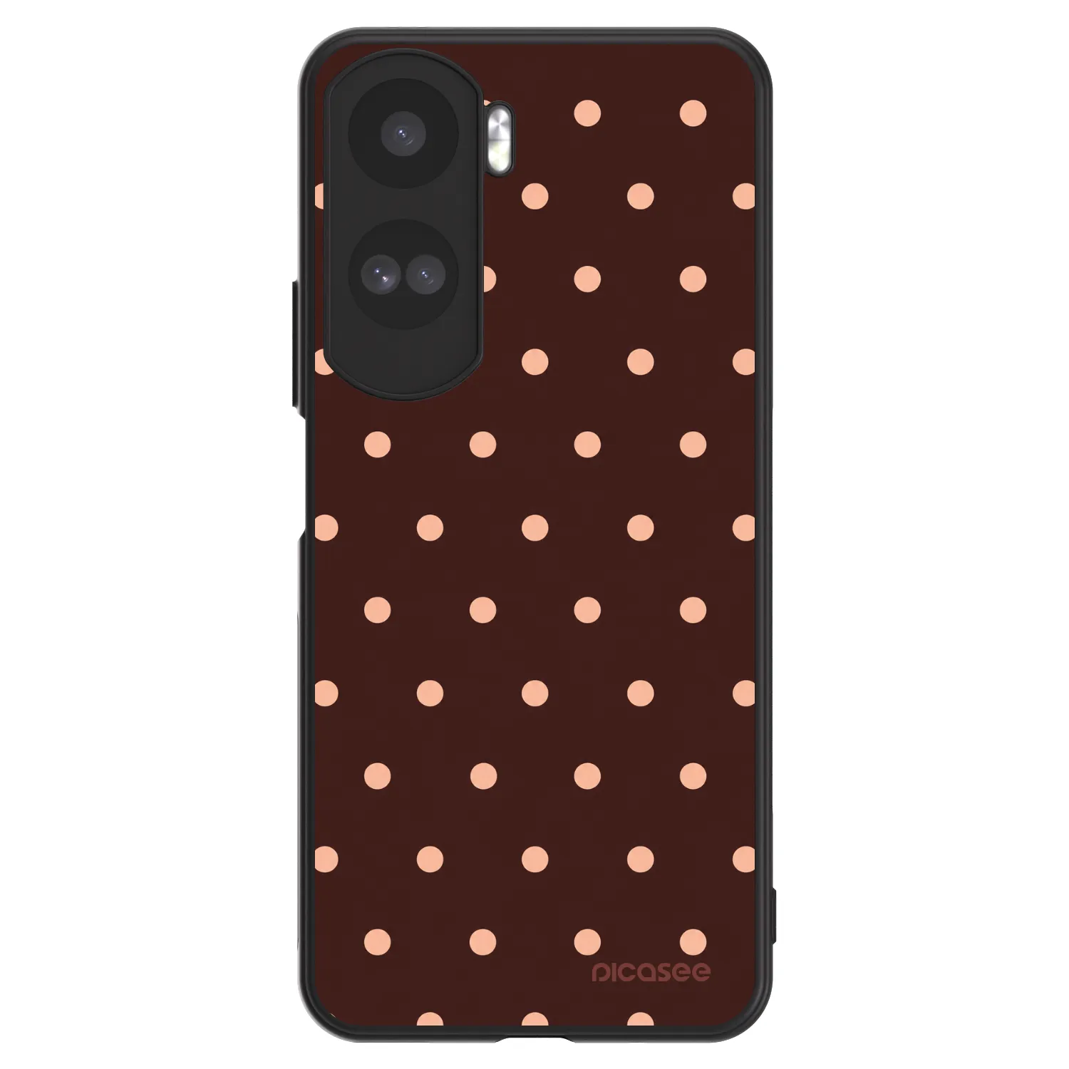 Picasee ULTIMATE CASE Honor 90 Lite 5G - készülékre - Peach Dots & Chocolate