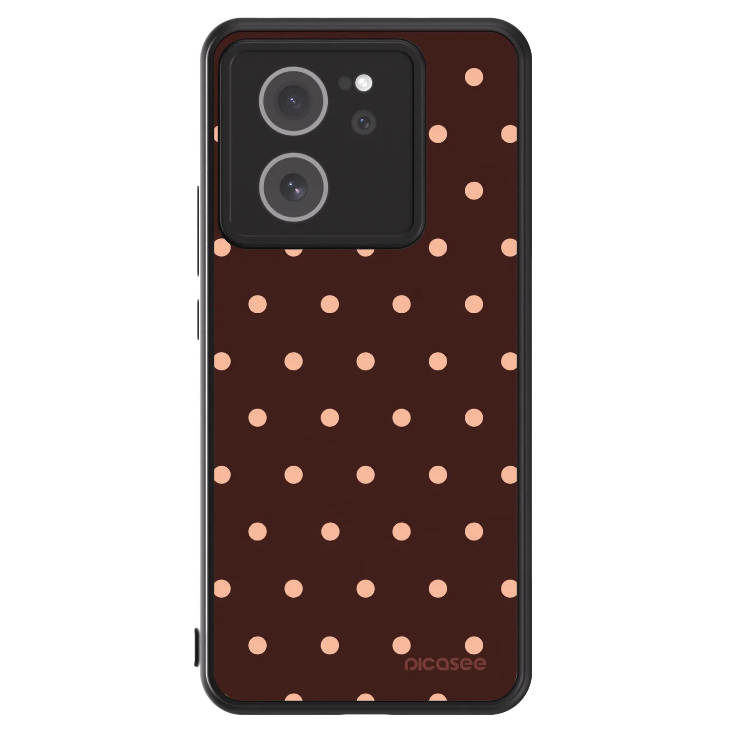 Picasee ULTIMATE CASE Xiaomi 13T Pro - készülékre - Peach Dots & Chocolate