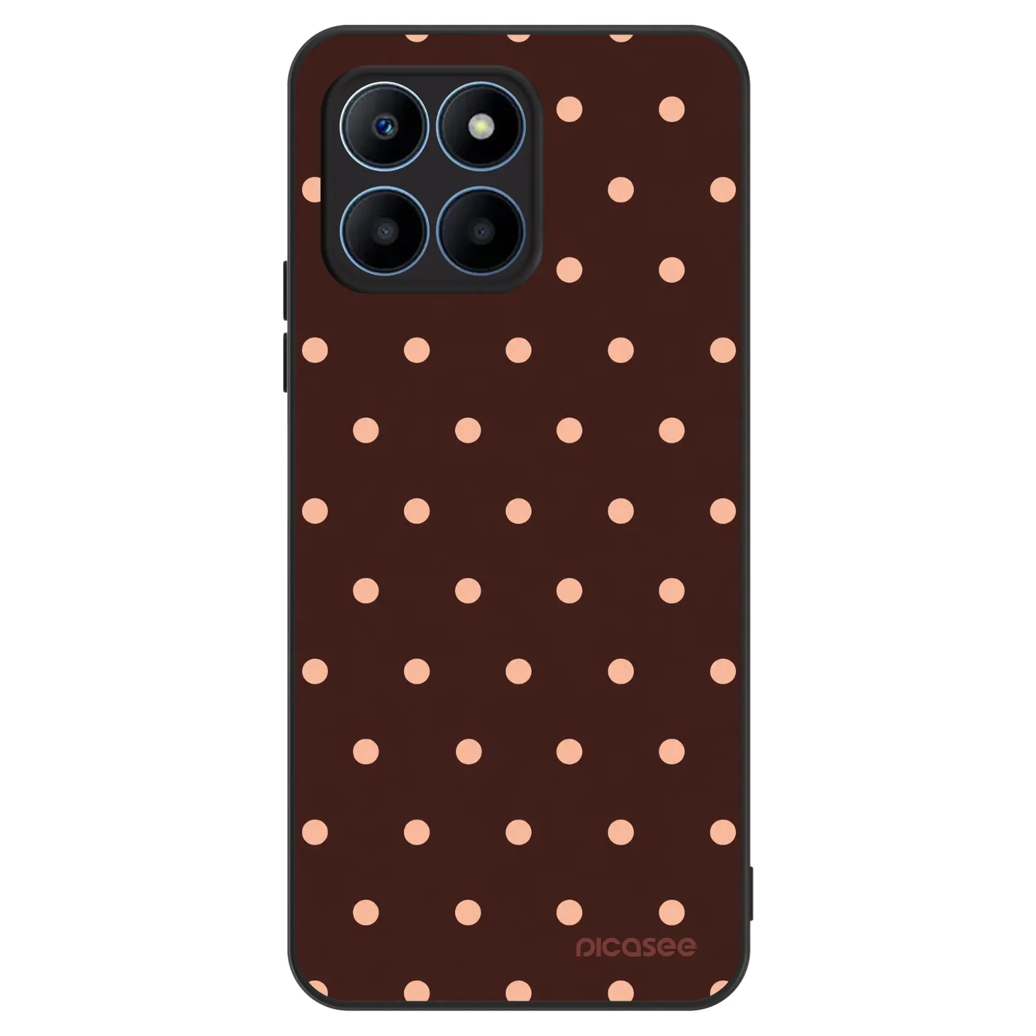 Picasee ULTIMATE CASE Honor 70 Lite - készülékre - Peach Dots & Chocolate