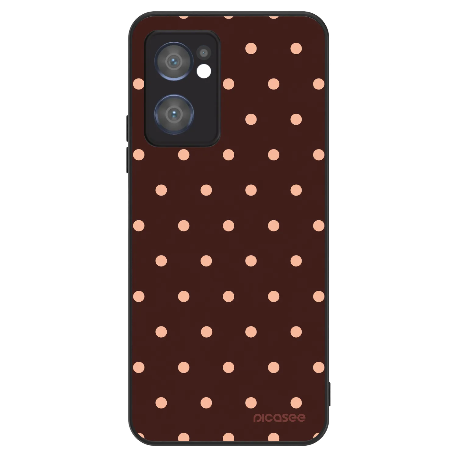 Picasee ULTIMATE CASE OPPO Reno 7 5G - készülékre - Peach Dots & Chocolate