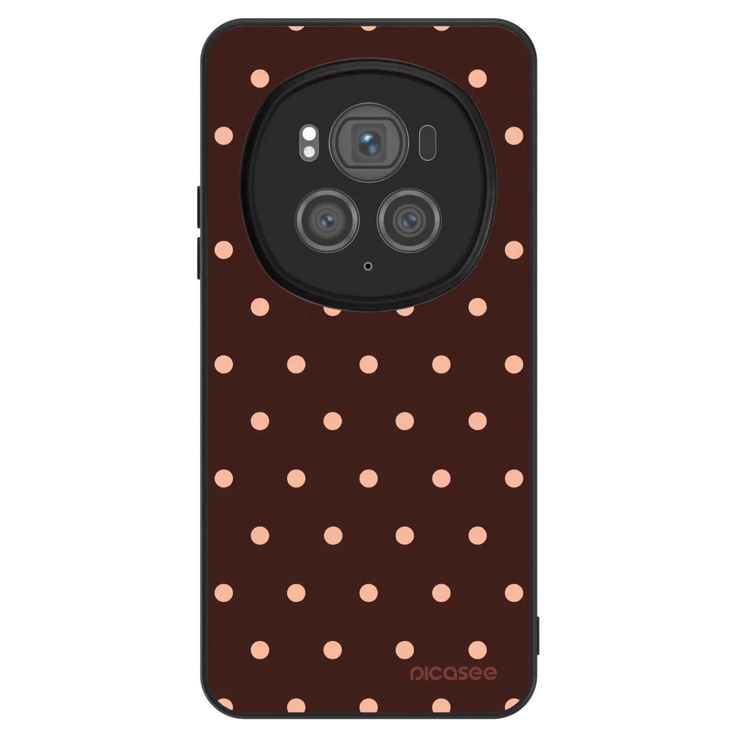 Picasee ULTIMATE CASE Honor Magic6 Pro - készülékre - Peach Dots & Chocolate