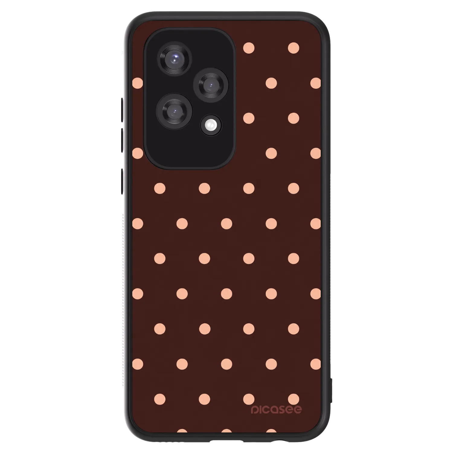Picasee ULTIMATE CASE Honor 200 Lite - készülékre - Peach Dots & Chocolate